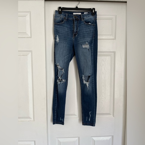Eunina Bella Super High Rise Skinny Ankle Jeans Size 3 - Picture 4 of 11
